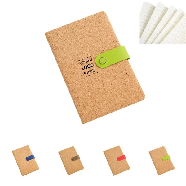 A5 Cork Journal Lined Notebook