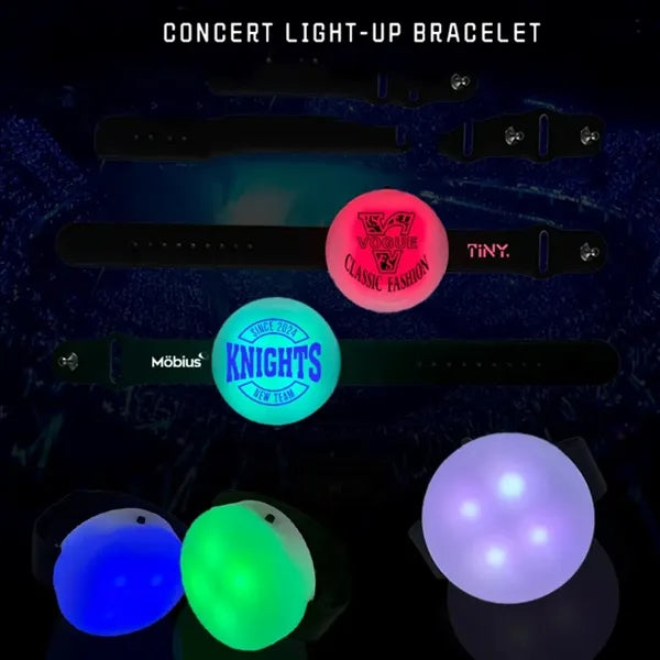 LED Halloween Party Concert Glowing Bracelet