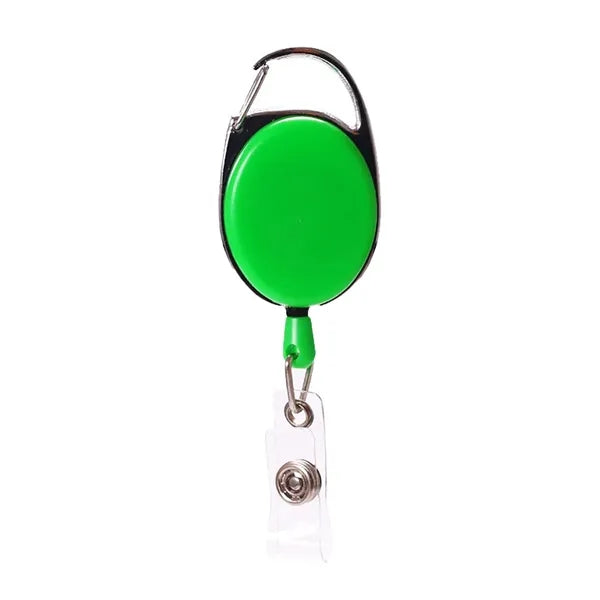 Retractable Badge Holder Reel Keychain Ring