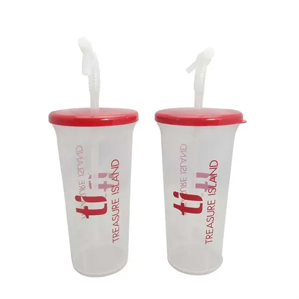 32oz Stadium Cup with Lid and Straw