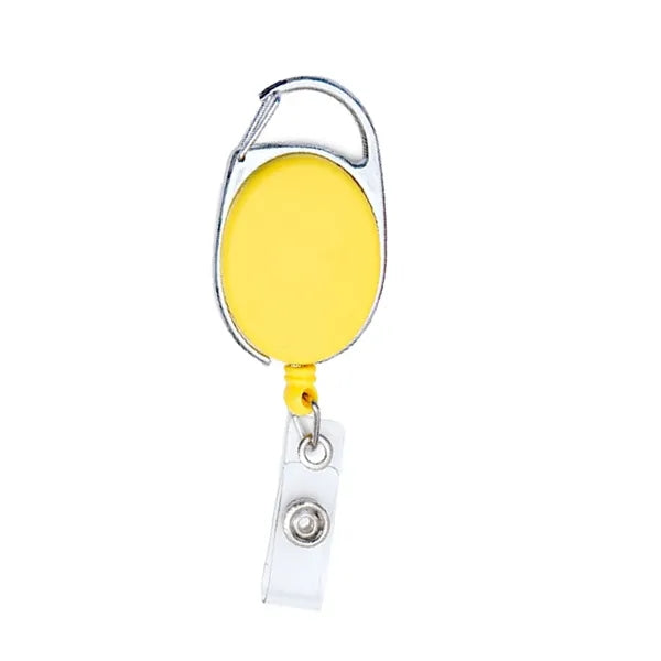 Retractable Badge Holder Reel Keychain Ring