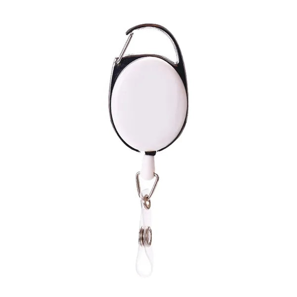 Retractable Badge Holder Reel Keychain Ring