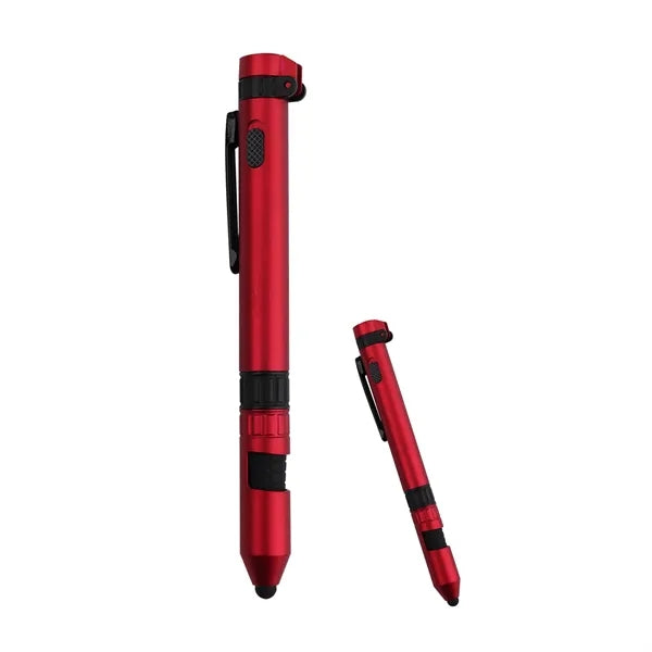 6 in 1 LED Tactical Pen & Multitool W/Compass