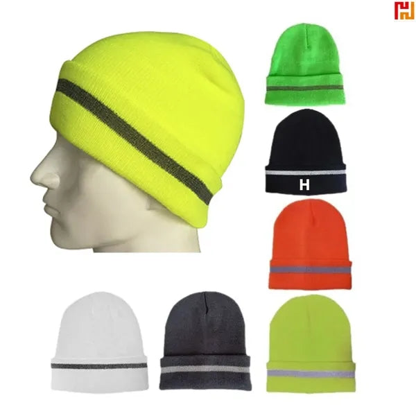 Safety Reflective Knit Beanie