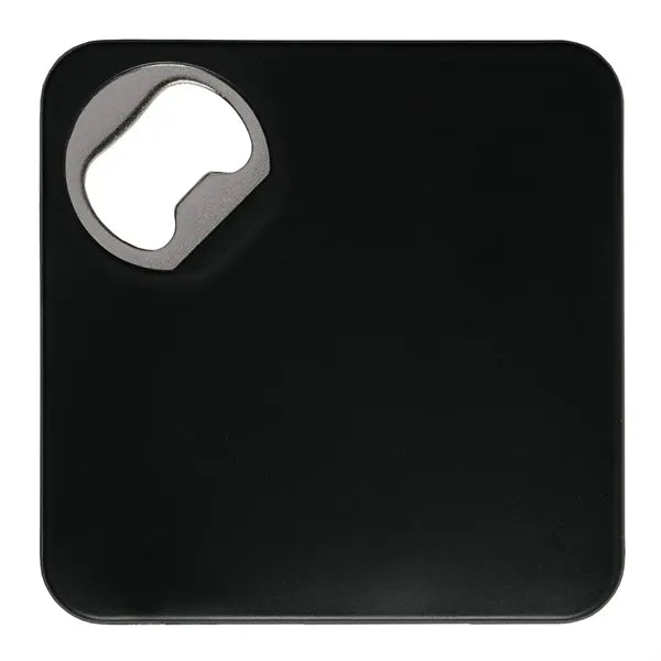 Square Bottle Opener Coaster