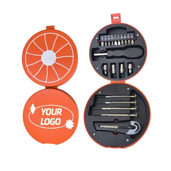 Orange Shaped Screwdriver Tool Set