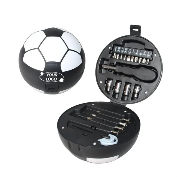 Football Shaped Screwdriver Tool Set with Portable Case