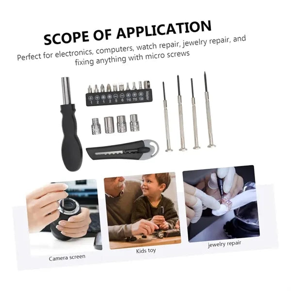 Football Shaped Screwdriver Tool Set with Portable Case
