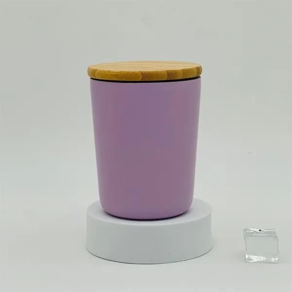 300ml Stainless Steel Coffee Mug with Bamboo Lid