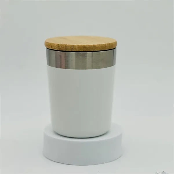 300ml Stainless Steel Coffee Mug with Bamboo Lid