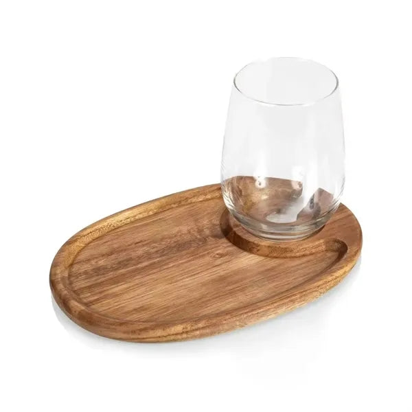 Bamboo Wine Glass Tray