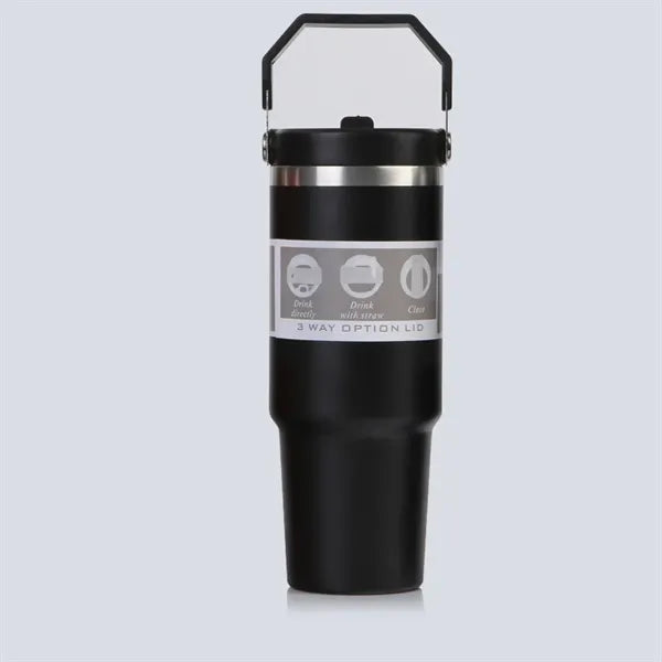 30 oz large capacity straw cup