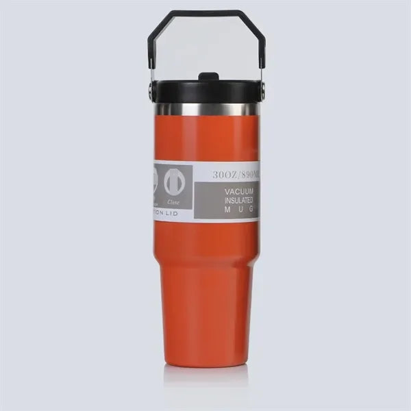 30 oz large capacity straw cup