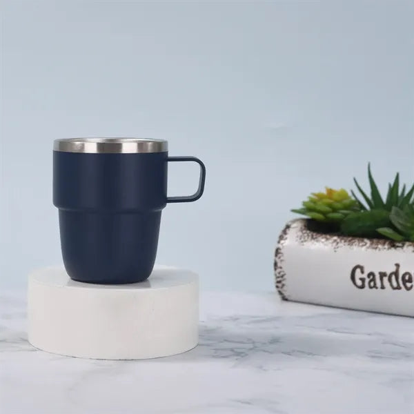 6oz Stackable Vacuum Insulated Coffee Cup with Handle