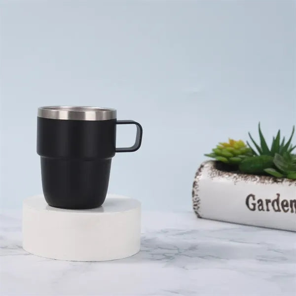 6oz Stackable Vacuum Insulated Coffee Cup with Handle