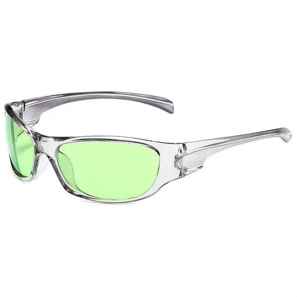 Retro Y2K Oval Glasses Sport Sunglasses