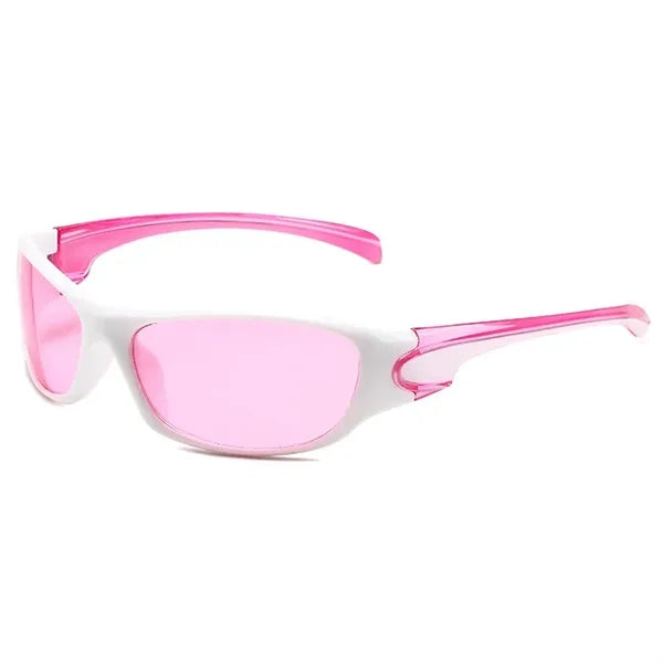 Retro Y2K Oval Glasses Sport Sunglasses