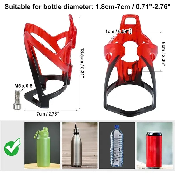 Bike Water Bottle Cage Holder With Screws And Wrench