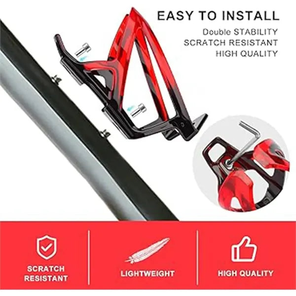 Bike Water Bottle Cage Holder With Screws And Wrench