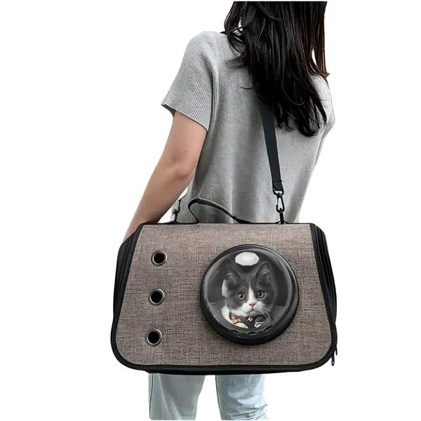 Transparent And Breathable Space Capsule Portable Pet Bag