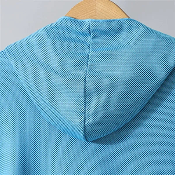 Cool Quick-Drying Sun-Proof Beach Hooded Cape With Buttons