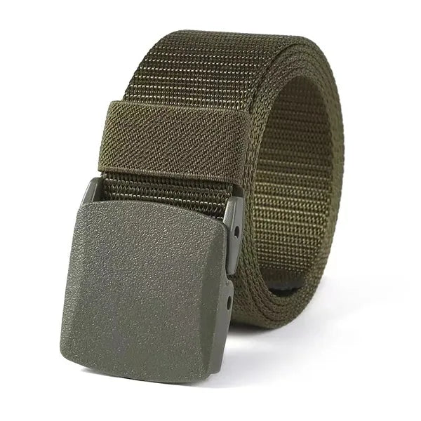 Military Belt With TSA Safe Plastic Buckle