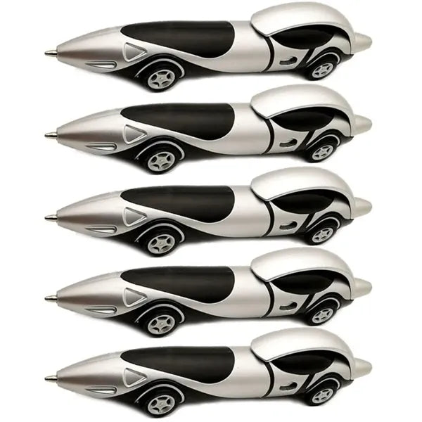 Push Car Ballpoint Pen, Vivid Kids Gift with Rolling Wheels