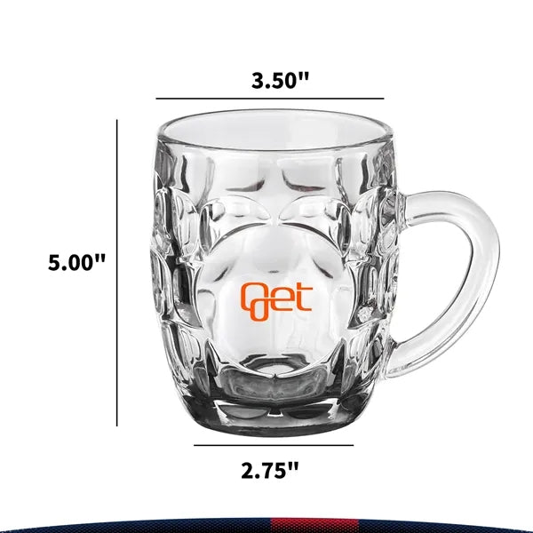 Tailian 10 oz. ARC Britannia Glass Beer Mugs