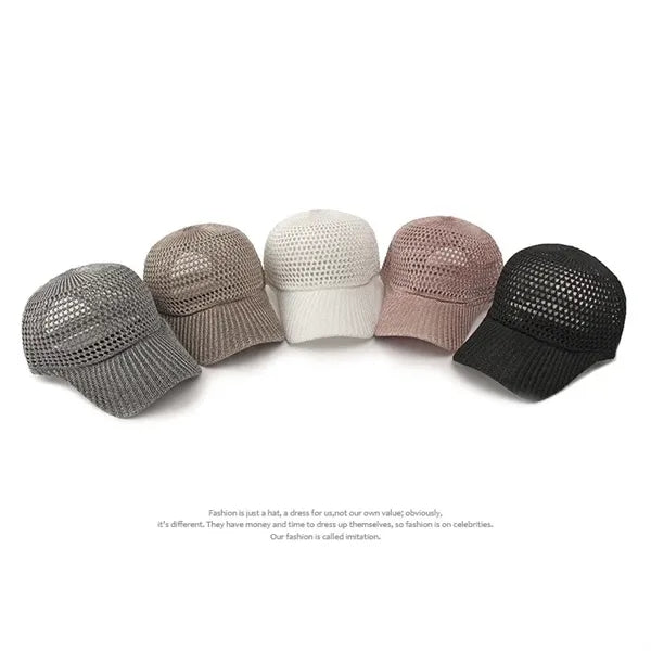 Summer women's breathable mesh casual baseball cap
