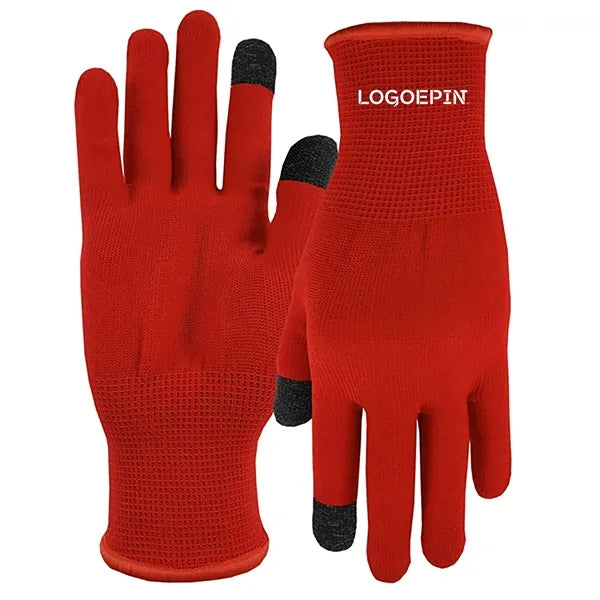 Sports Performance Runners Text Gloves