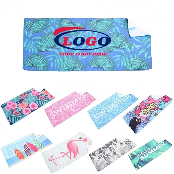 Microfiber Beach Towel Double-Sided Plush