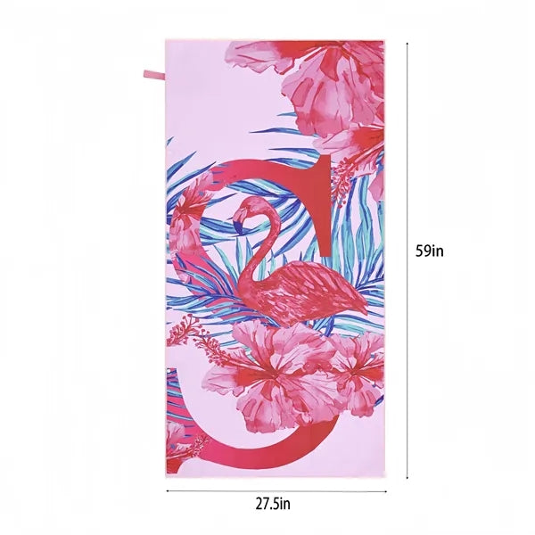 Microfiber Beach Towel Double-Sided Plush