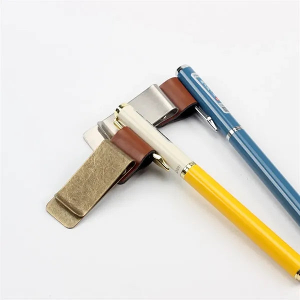 Pen Holder Clip Metal Loop for Journal Planner Clipboard