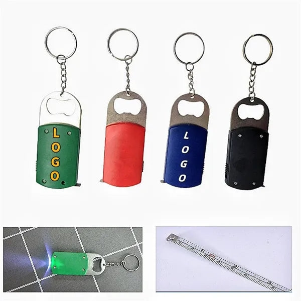 3-in-1 LED Illuminated Tape Measure Bottle Opener