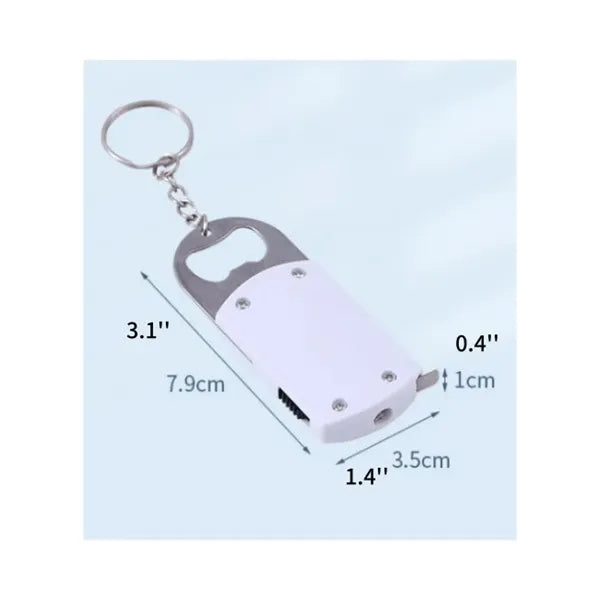 3-in-1 LED Illuminated Tape Measure Bottle Opener