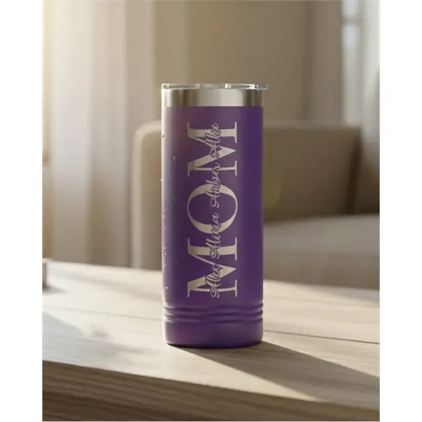 Polar Camel 22 oz. Skinny Tumbler with Slider Lid