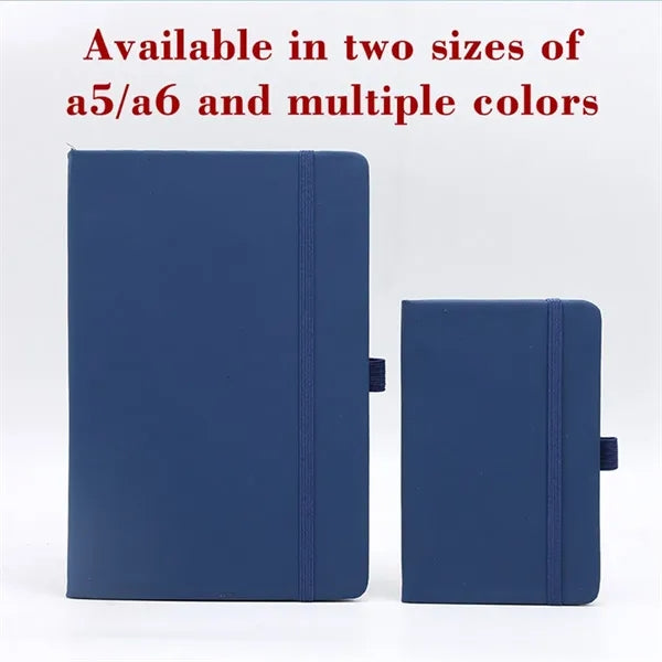 A5/A6 PU Hardcover Journal Notebook with Pen Holder