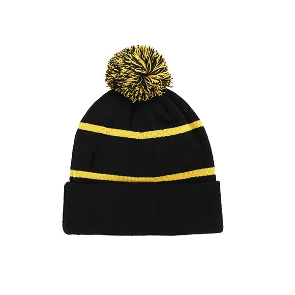 Knitted Pom Beanie Hat