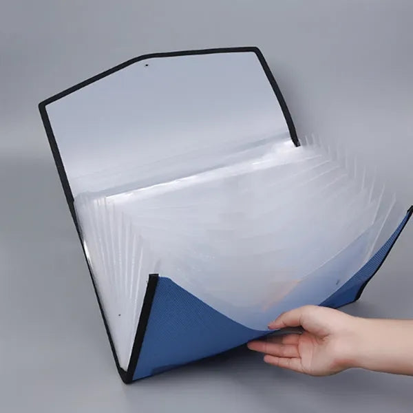 A4 Expandable Document File Folder with String Tie