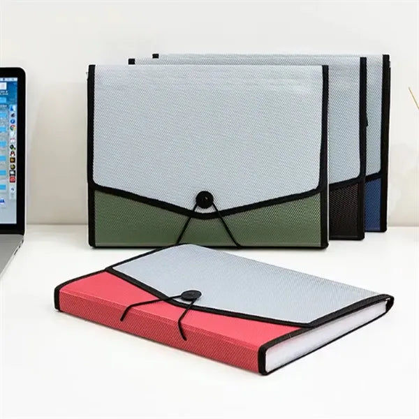 A4 Expandable Document File Folder with String Tie