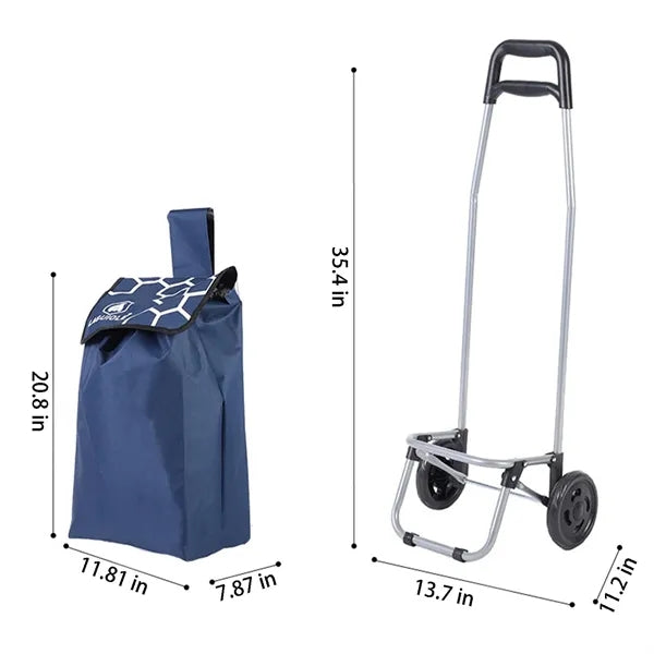 Foldable Large-capacity Shopping Trolley