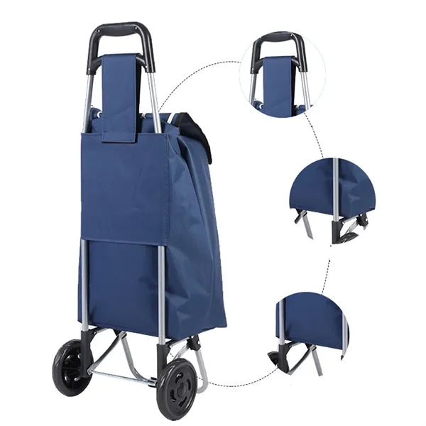 Foldable Large-capacity Shopping Trolley