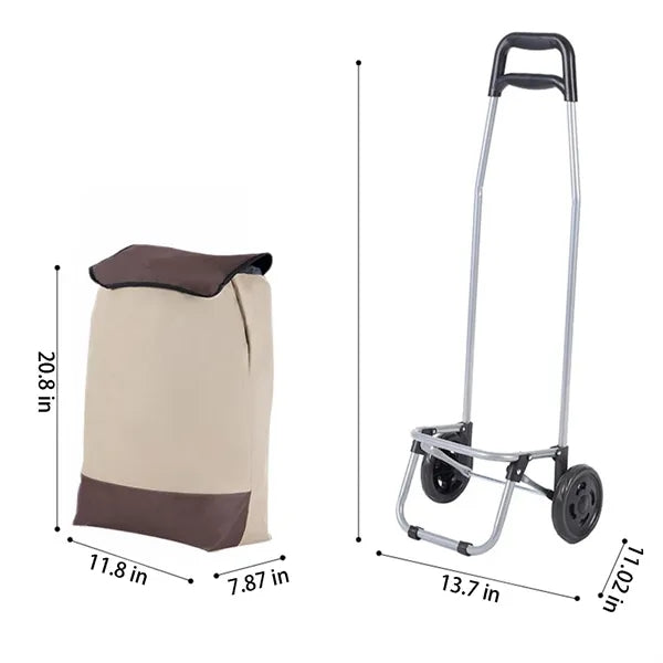 Foldable Large-capacity Shopping Trolley