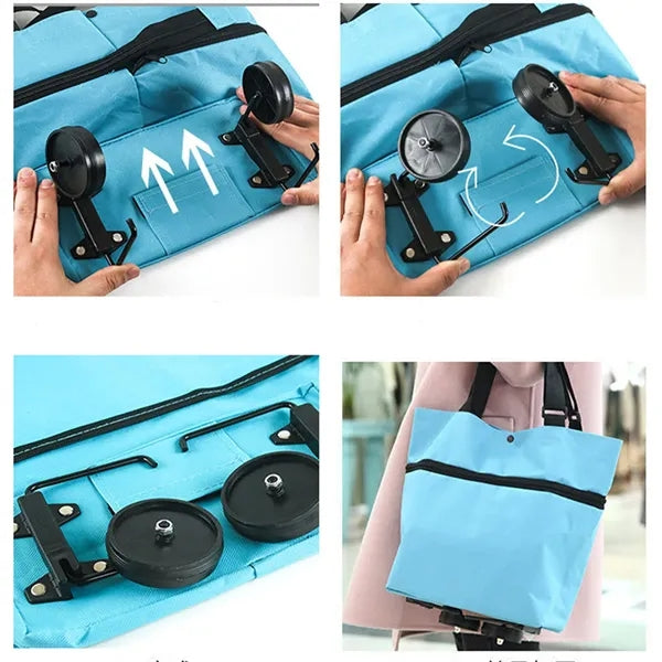 Portable Shopping Bag Cart