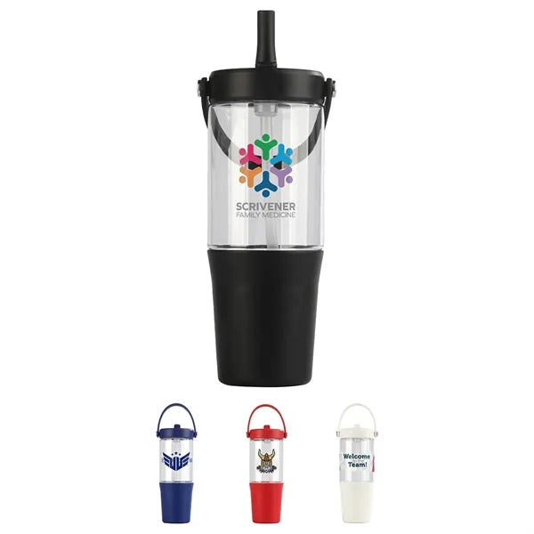 Harbor 40 oz Recycled Tumbler with Straw