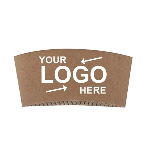 Disposable Kraft Paper Coffee Cup Sleeves