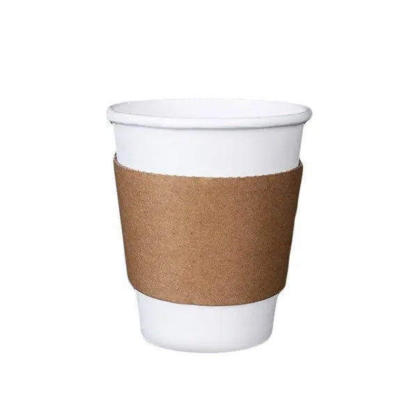 Disposable Kraft Paper Coffee Cup Sleeves
