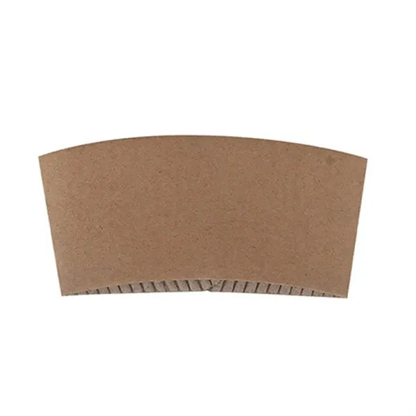 Disposable Kraft Paper Coffee Cup Sleeves