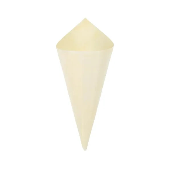 Wooden ice cream-shaped container