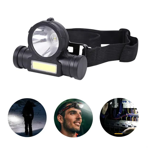 Outdoor Waterproof Rechargeable LED Head Lamp